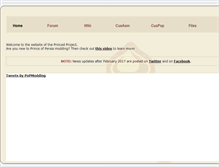 Tablet Screenshot of princed.org